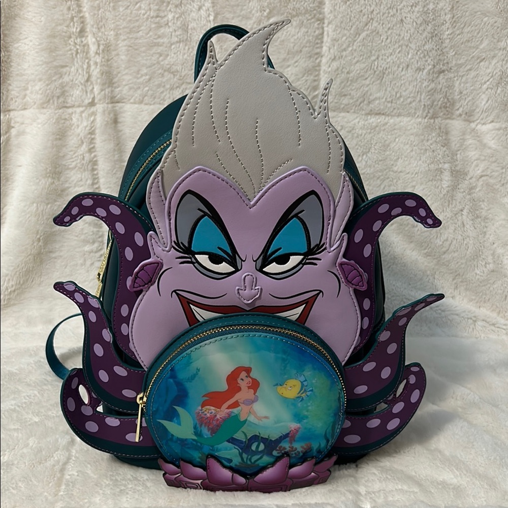 Disney Villains Scene Ursula Crystal Ball Loungefly Backpack